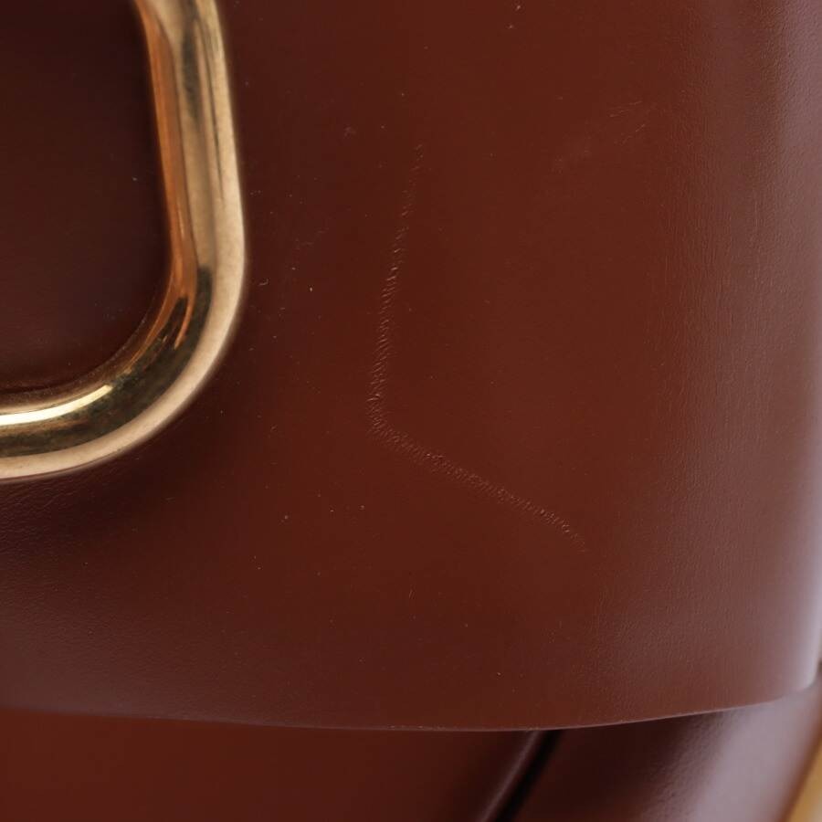 Image 4 of V-Logo Heeled Sandals EUR 40 Brown in color Brown | Vite EnVogue