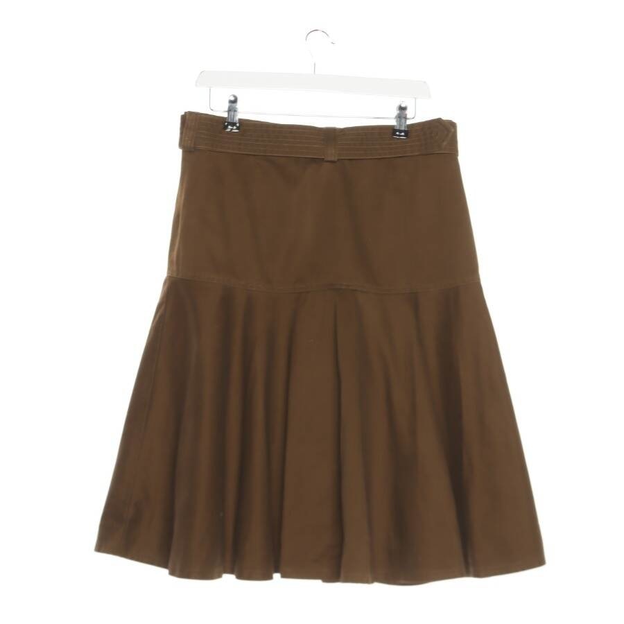 Image 2 of Skirt 40 Olive Green in color Green | Vite EnVogue