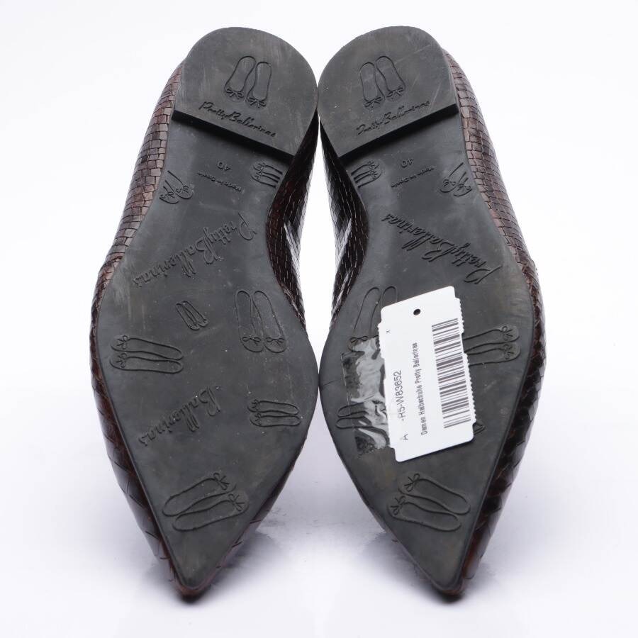 Image 3 of Ballet Flats EUR 40 Dark Brown in color Brown | Vite EnVogue