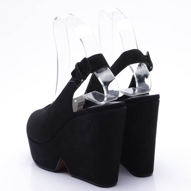 Heeled Sandals EUR 36.5 Black | Vite EnVogue