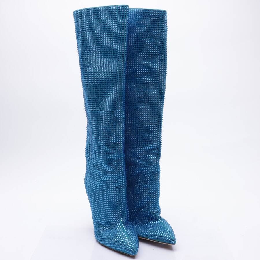 Image 1 of Over-The-Knee Boots EUR 40 Blue in color Blue | Vite EnVogue