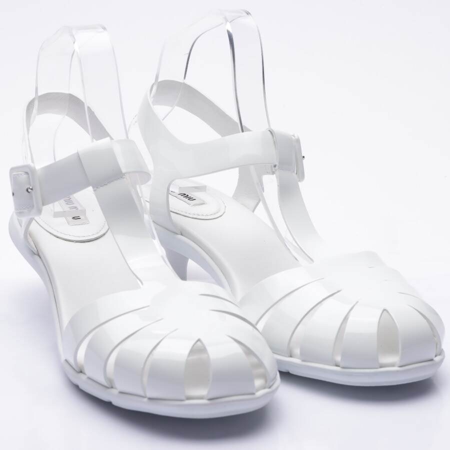 Image 1 of Heeled Sandals EUR 41 White in color White | Vite EnVogue