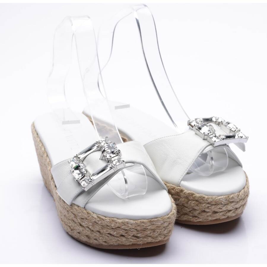 Image 1 of Heeled Sandals EUR 37.5 White in color White | Vite EnVogue