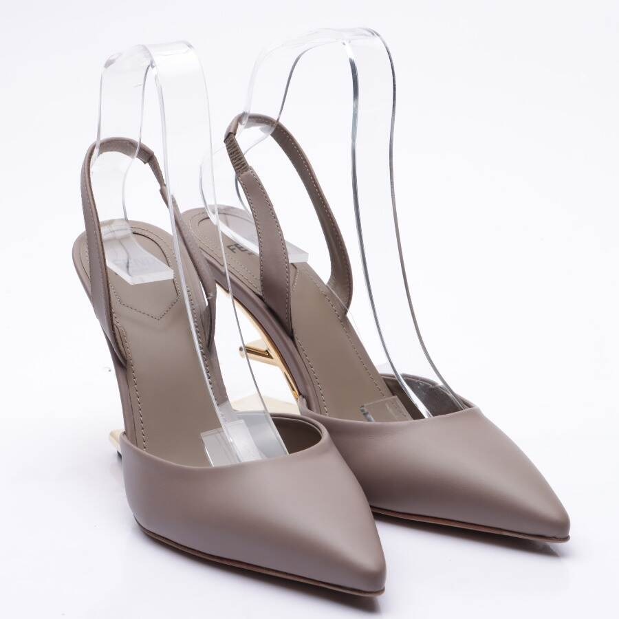 Image 1 of First Slingbacks EUR 37 Brown in color Brown | Vite EnVogue