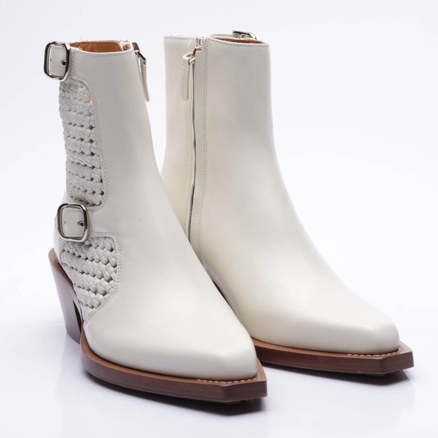 Image 1 of Ankle Boots EUR38 Cream in color White | Vite EnVogue