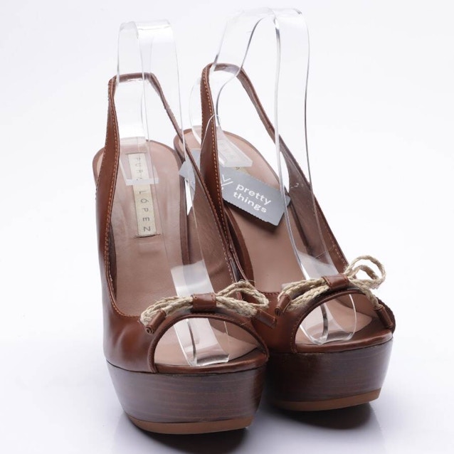 Image 1 of Heeled Sandals EUR 40 Brown | Vite EnVogue