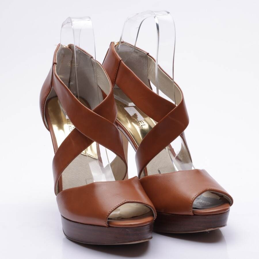 Image 1 of Heeled Sandals EUR 38.5 Brown in color Brown | Vite EnVogue