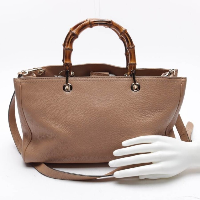 Bamboo Handbag Light Brown | Vite EnVogue