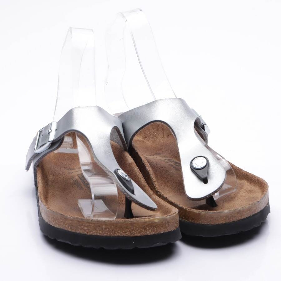 Image 1 of Sandals EUR 37 Silver in color Metallic | Vite EnVogue