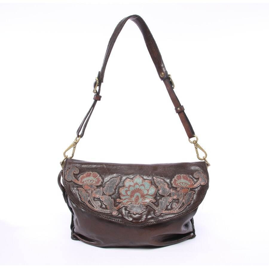 Image 1 of Shoulder Bag Dark Brown in color Brown | Vite EnVogue