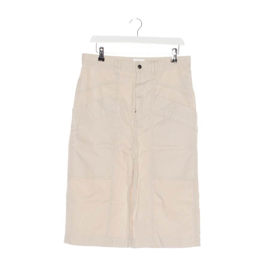 Image 1 of Skirt 38 Beige in color White | Vite EnVogue