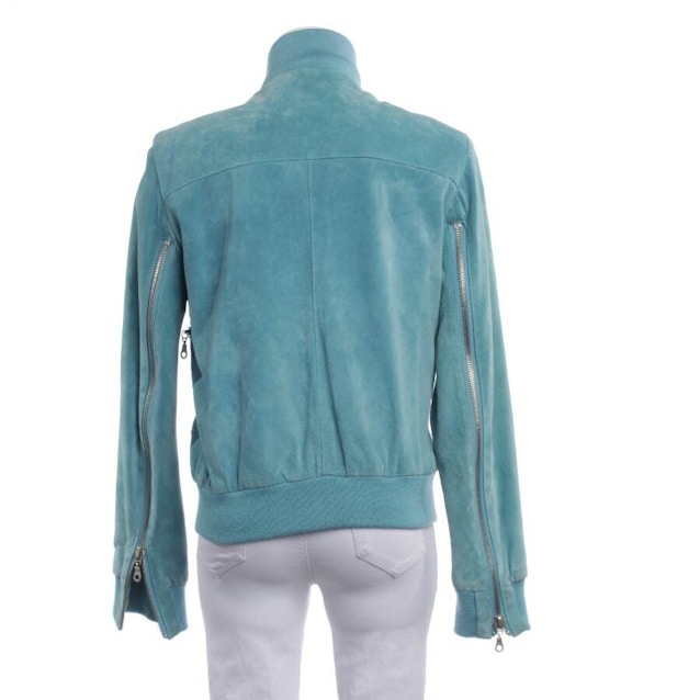 LeatherJacket 40 Turquoise | Vite EnVogue