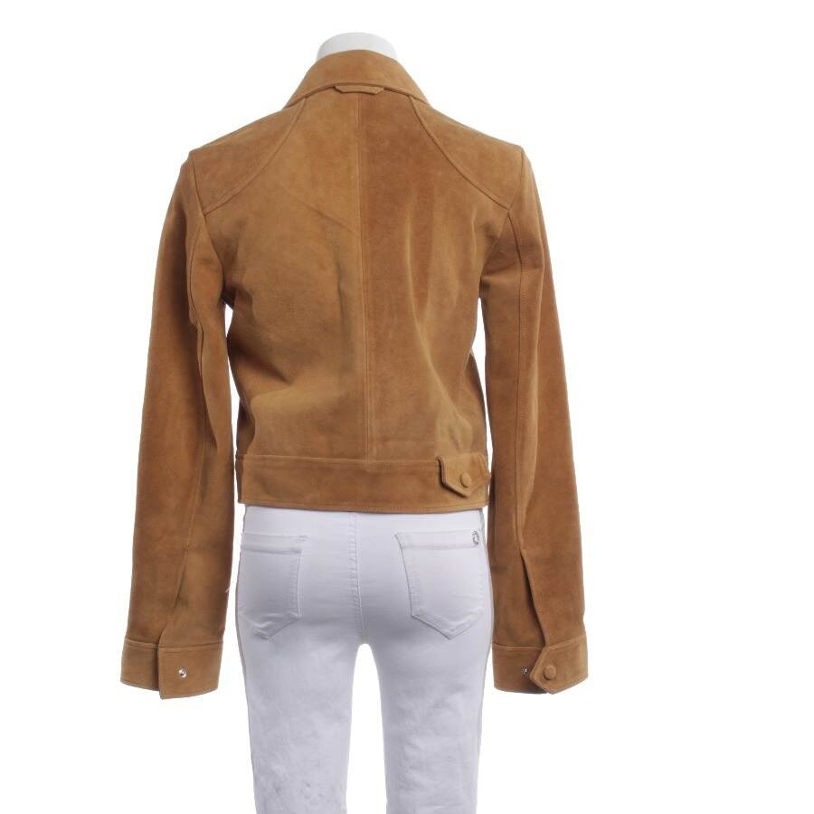 Image 2 of LeatherJacket 34 Brown in color Brown | Vite EnVogue