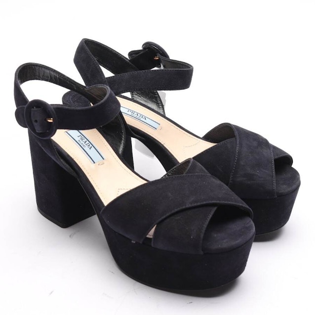 Image 1 of Heeled Sandals EUR 36.5 Navy | Vite EnVogue