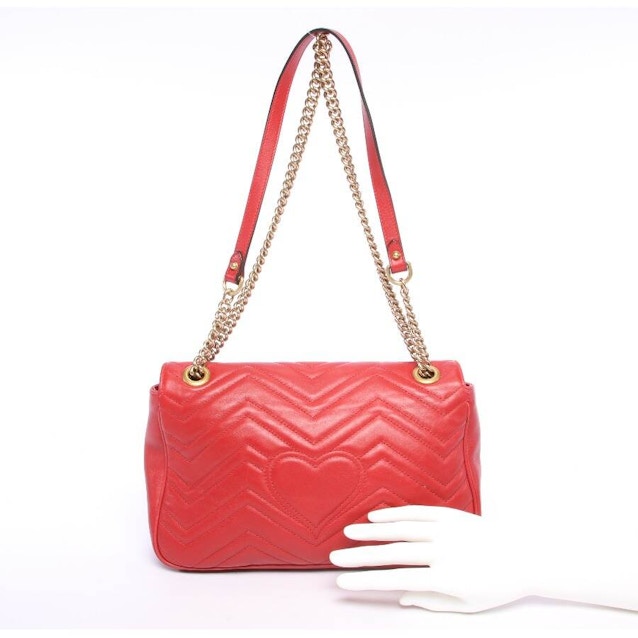 Marmont Shoulder Bag Red | Vite EnVogue