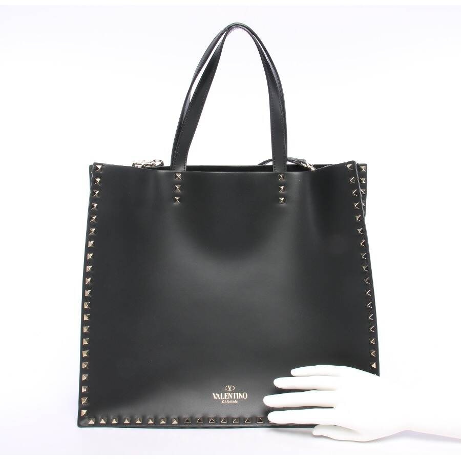 Image 2 of Rockstud Shopper Bag Black in color Black | Vite EnVogue