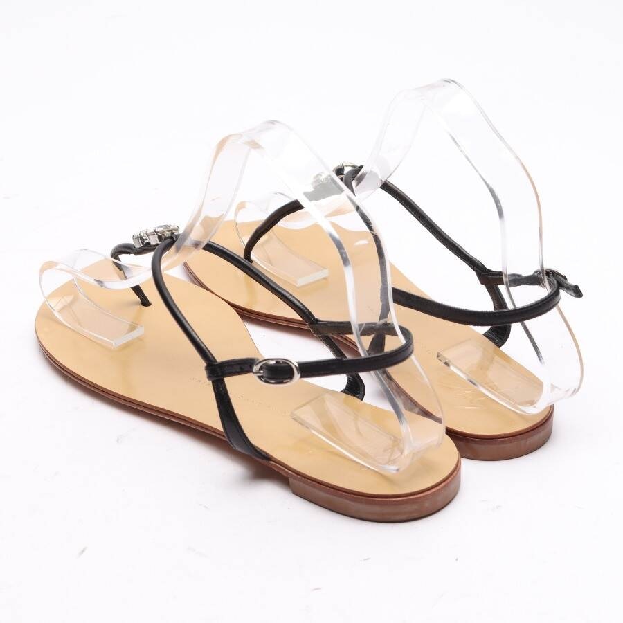 Image 2 of Strappy Sandals EUR 40.5 Black in color Black | Vite EnVogue