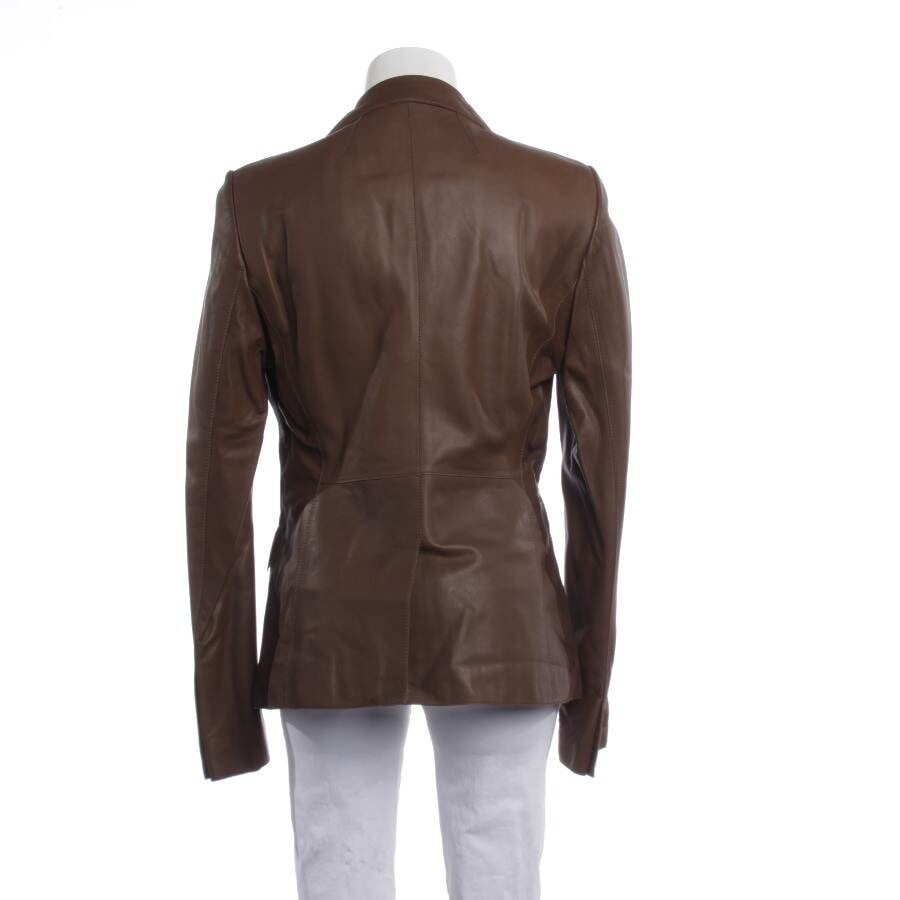 Image 2 of LeatherJacket 40 Brown in color Brown | Vite EnVogue