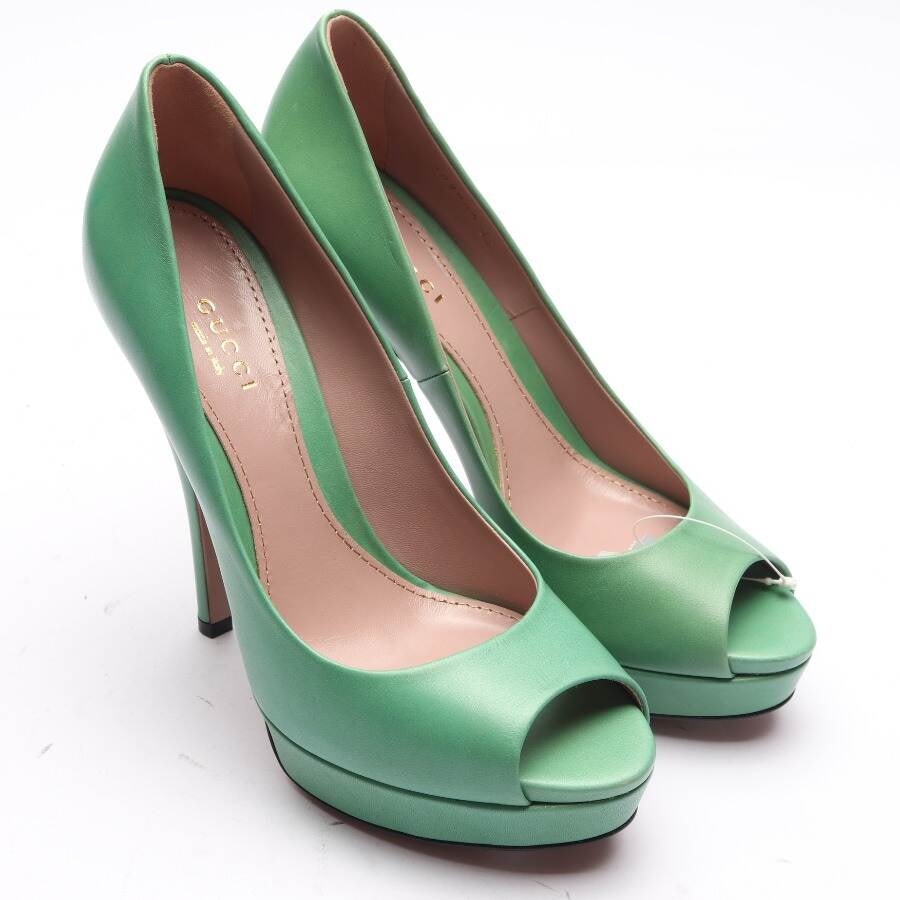 Image 1 of Pumps EUR 37 Green in color Green | Vite EnVogue