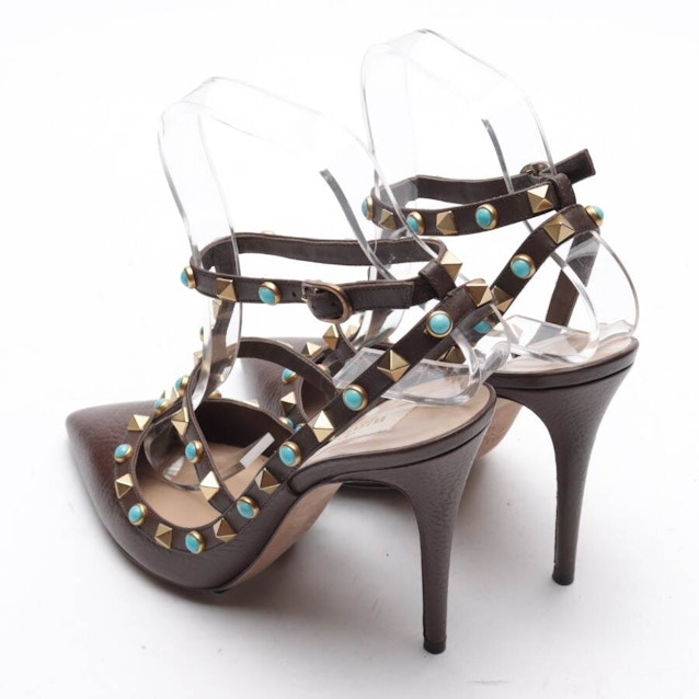 Rockstud Pumps EUR38 Brown | Vite EnVogue