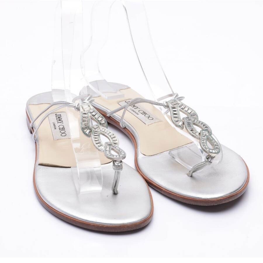 Image 1 of Sandals EUR 40 Silver in color Metallic | Vite EnVogue