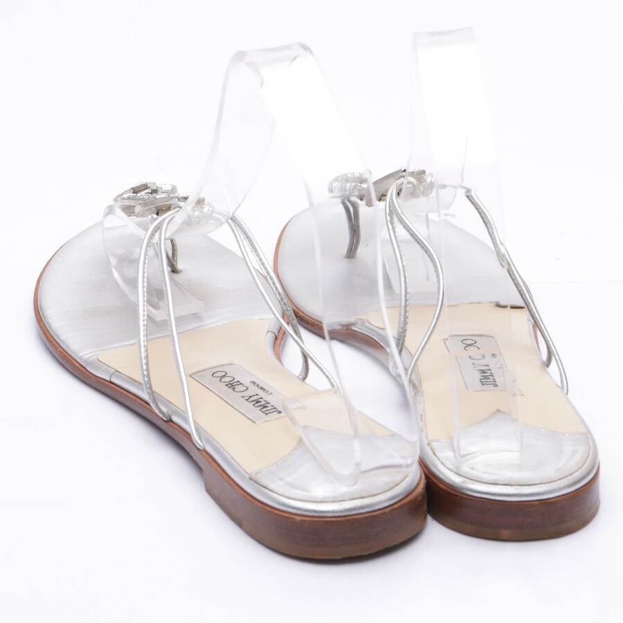 Image 2 of Sandals EUR 40 Silver in color Metallic | Vite EnVogue