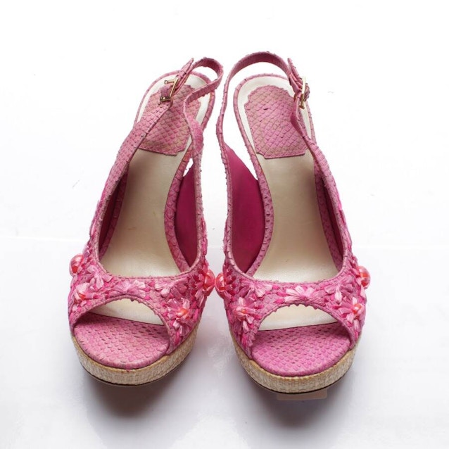 Heeled Sandals EUR 36 Pink | Vite EnVogue