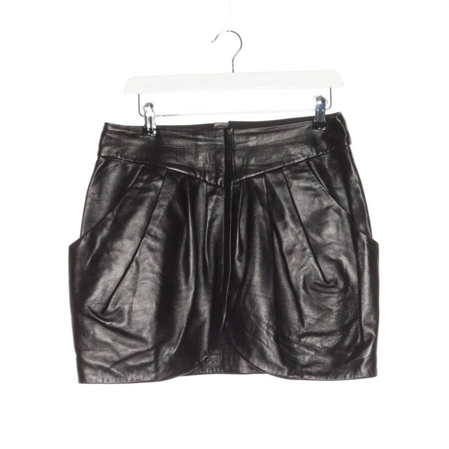 Image 1 of Leather Skirt 38 Black in color Black | Vite EnVogue