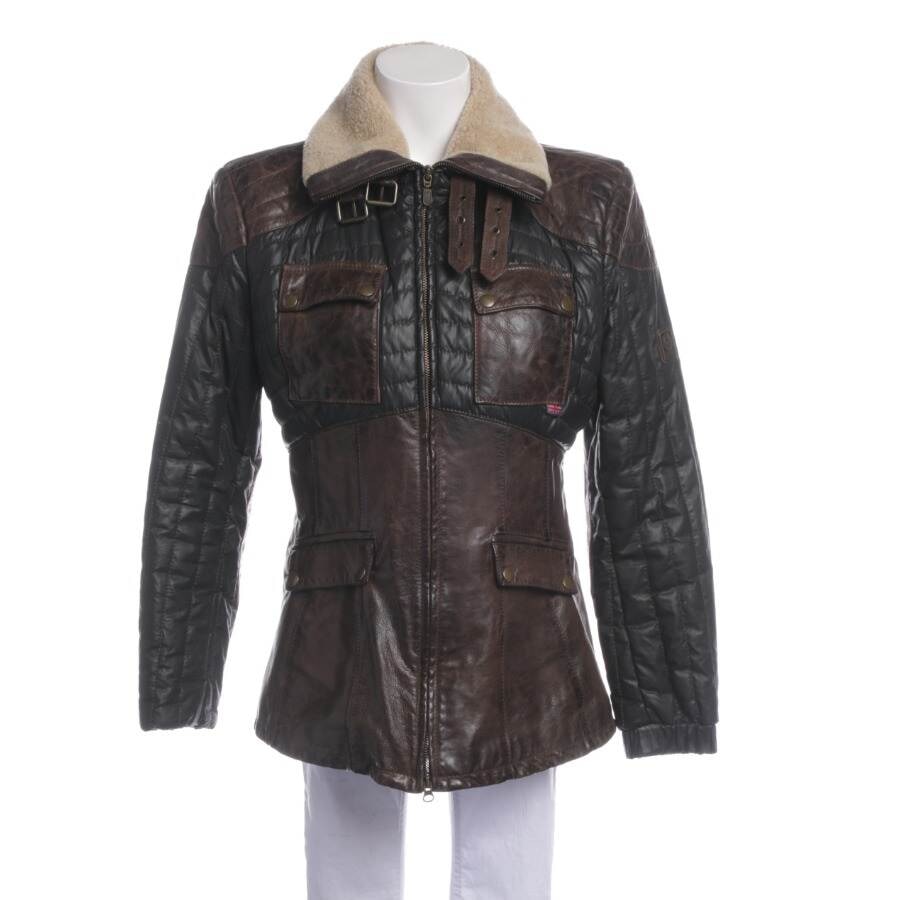 Image 1 of Leather Jacket 48 Brown in color Brown | Vite EnVogue