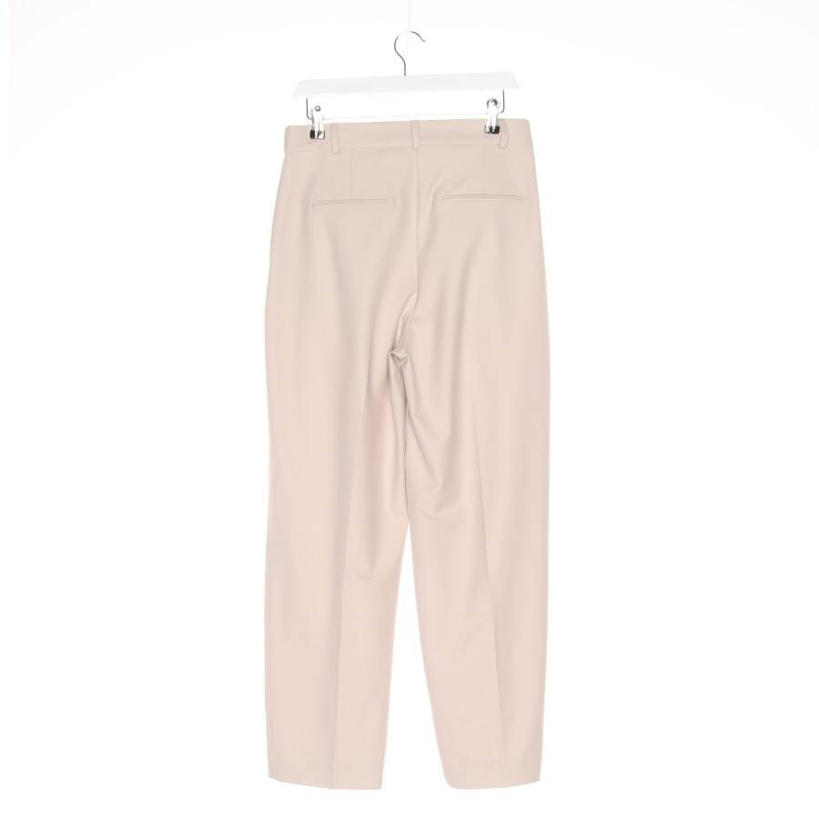 Image 2 of Trousers M Beige in color White | Vite EnVogue