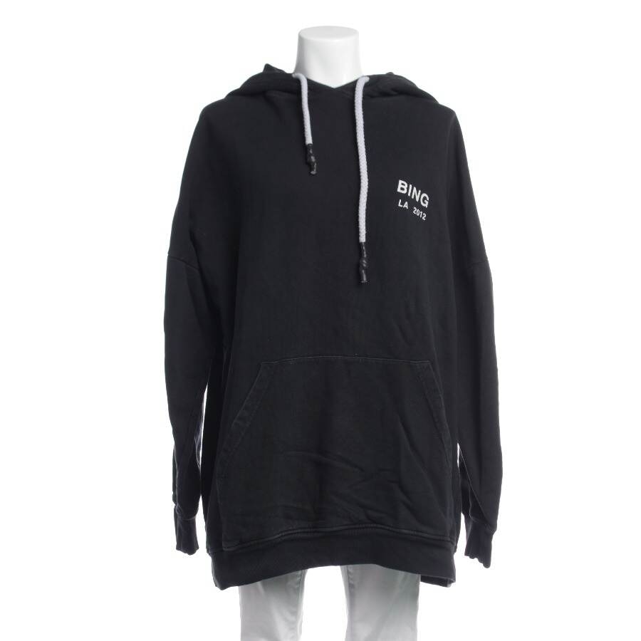 Image 1 of Hooded Sweatshirt XL Black in color Black | Vite EnVogue