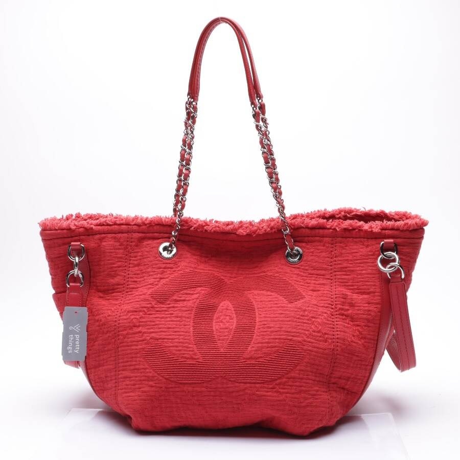 Image 1 of Double Face Deauville Shopper Bag Red in color Red | Vite EnVogue