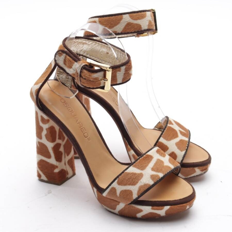 Image 1 of Heeled Sandals EUR 38.5 Light Brown in color Brown | Vite EnVogue