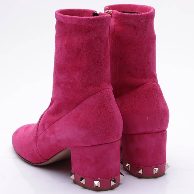 Rockstud Ankle Boots EUR 39.5 Raspberry | Vite EnVogue