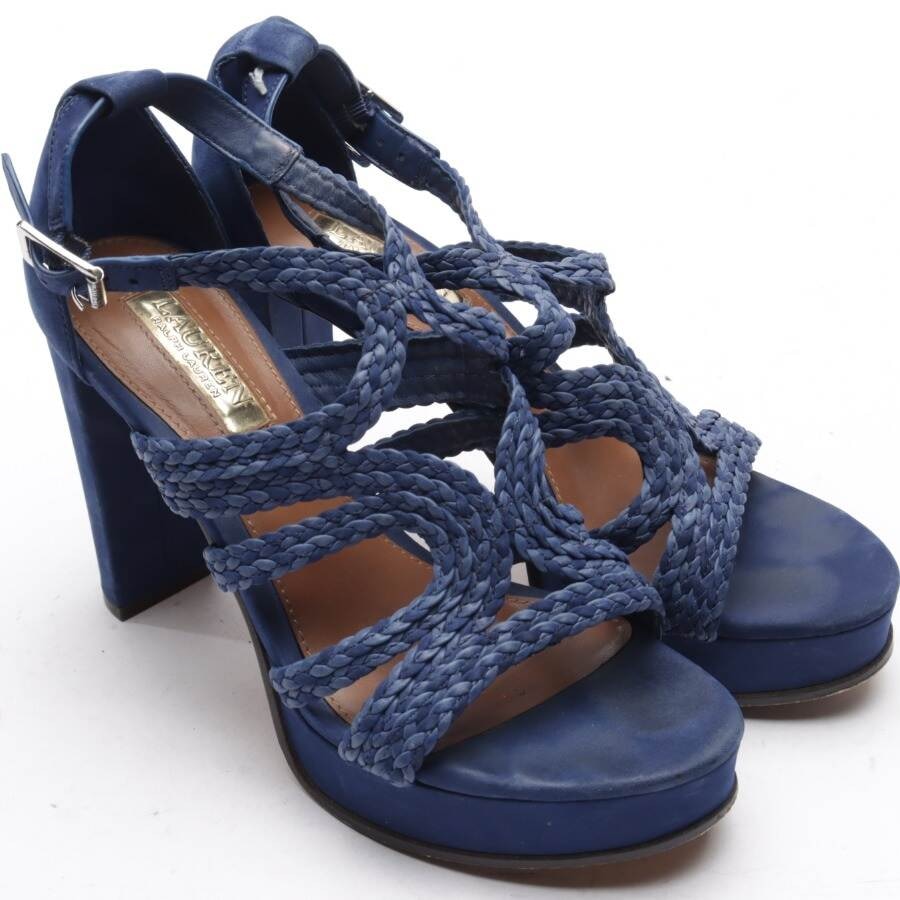 Image 1 of Heeled Sandals EUR 38.5 Blue in color Blue | Vite EnVogue