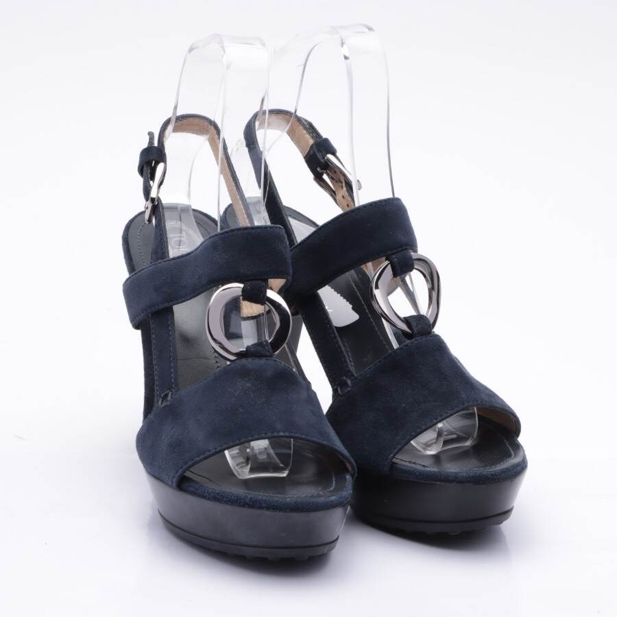 Image 1 of Heeled Sandals EUR 37.5 Navy in color Blue | Vite EnVogue