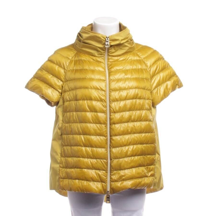 Image 1 of Quilted Jacket 42 Mustard Yellow in color Yellow | Vite EnVogue