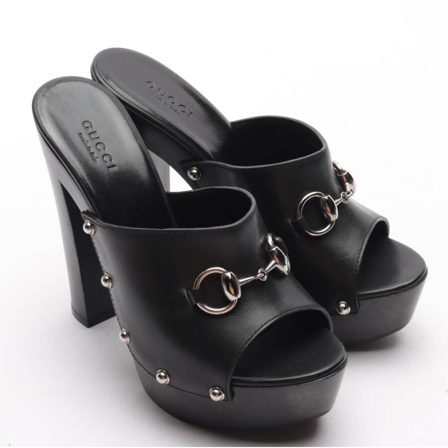 Image 1 of Heeled Sandals EUR 36 Black in color Black | Vite EnVogue