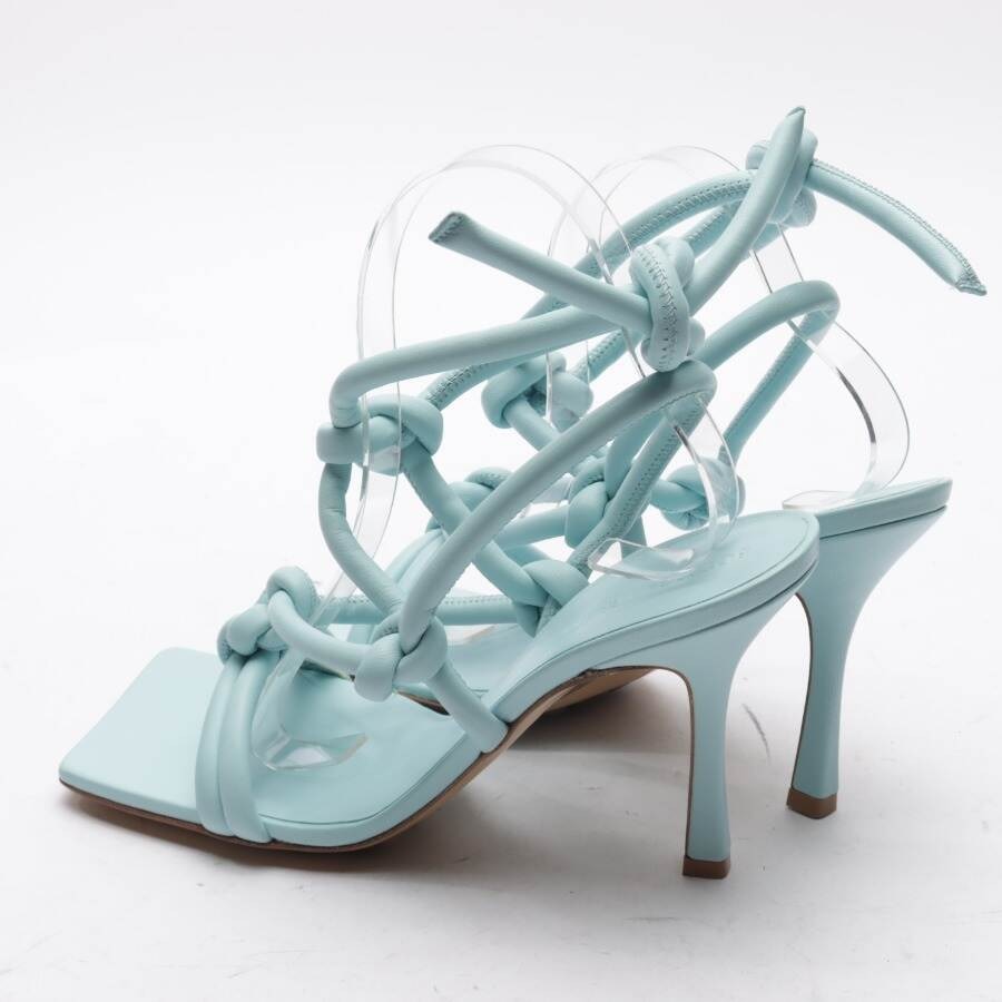 Image 2 of Padded Heeled Sandals EUR 39.5 Light Blue in color Blue | Vite EnVogue