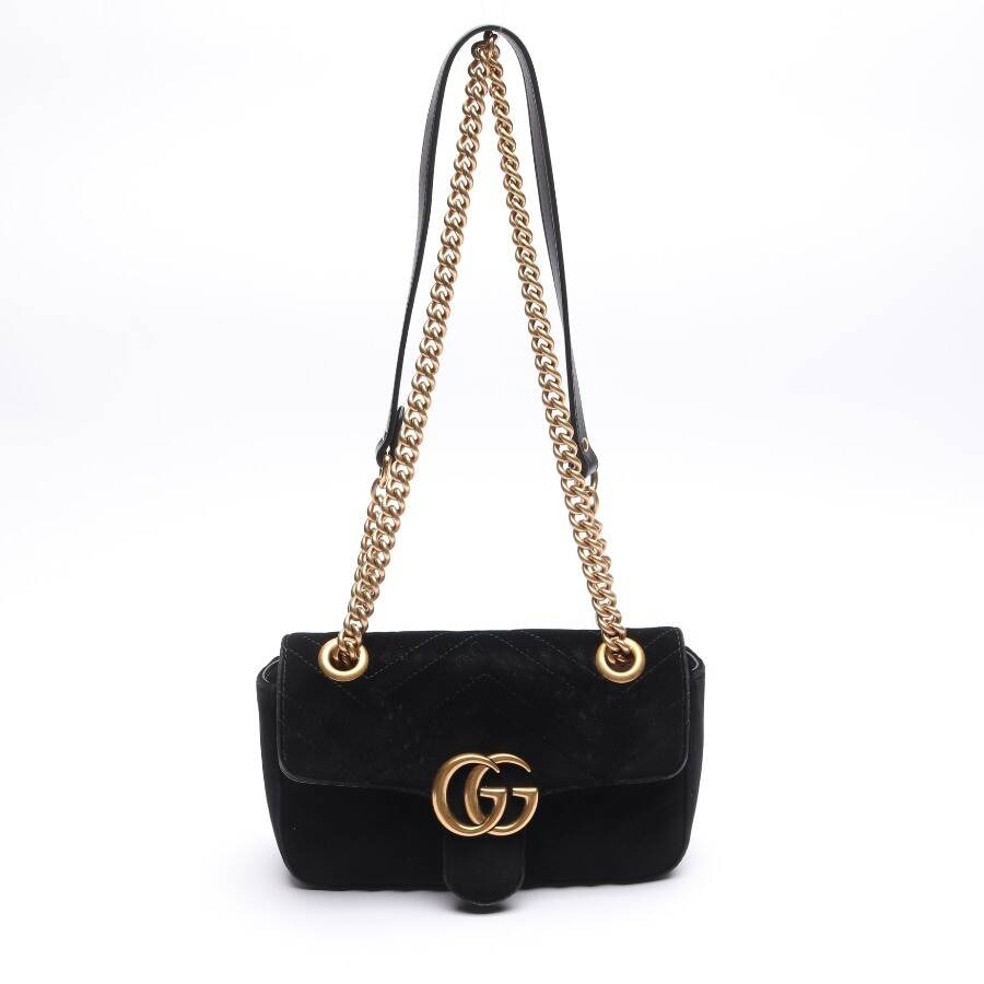 Image 1 of Marmont Shoulder Bag Black in color Black | Vite EnVogue