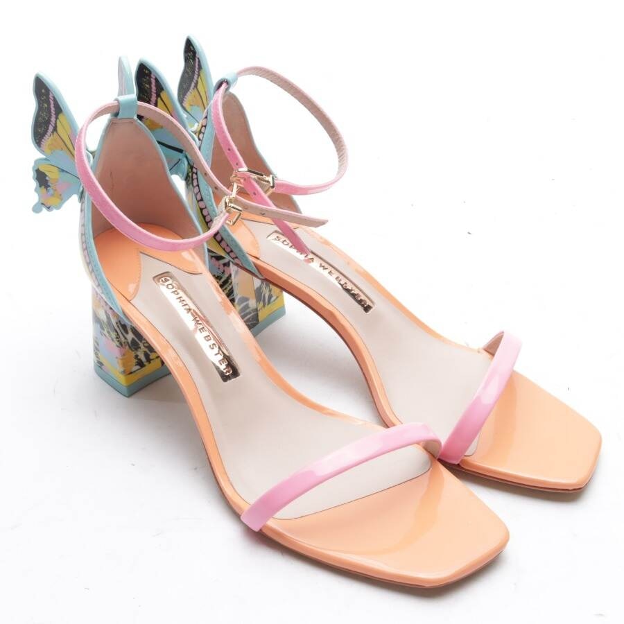 Image 1 of Heeled Sandals EUR 37 Multicolored in color Multicolored | Vite EnVogue