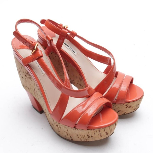 Image 1 of Heeled Sandals EUR38 Dark Orange | Vite EnVogue