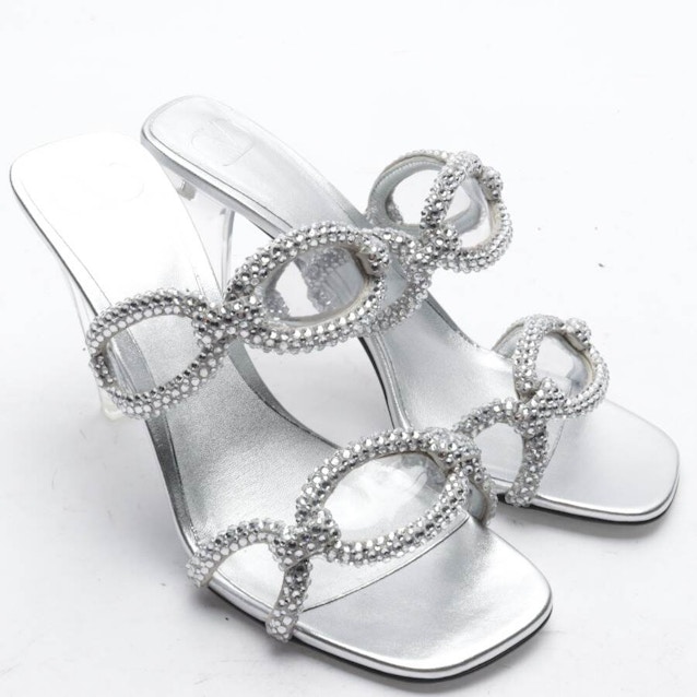 Image 1 of Heeled Sandals EUR 39 Silver | Vite EnVogue