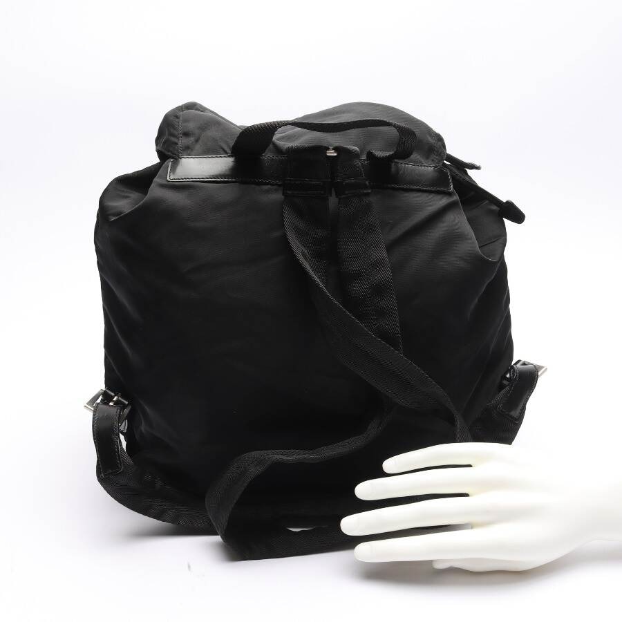 Image 2 of Nylon Backpack Black in color Black | Vite EnVogue