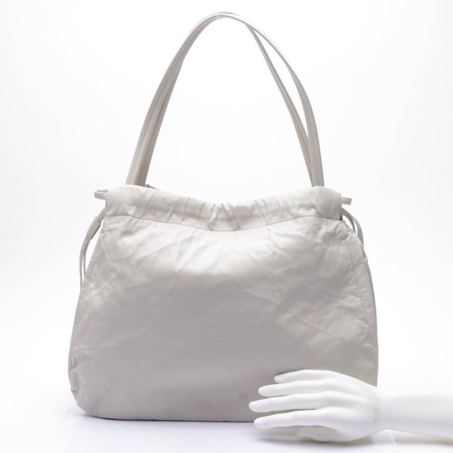 Bolsa Prada Nappa Antique Ghuaccio Shoulder Bag Light Gray | Vite EnVogue