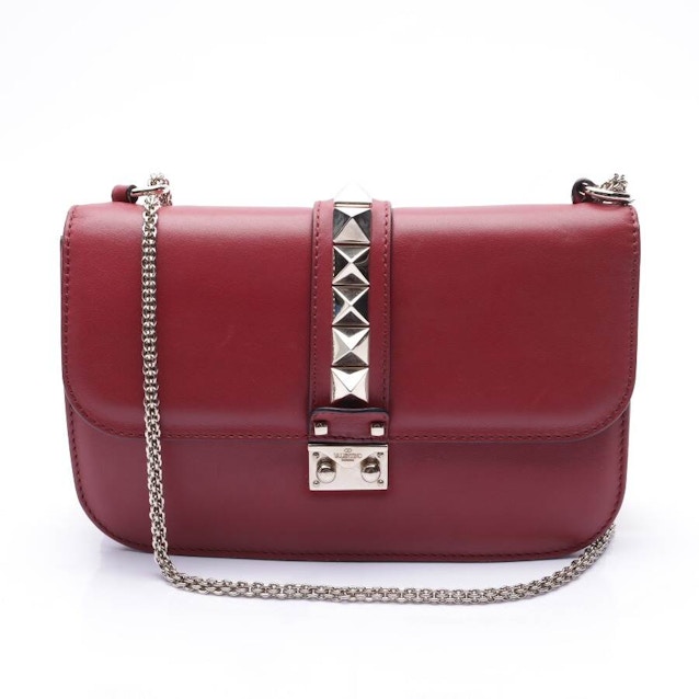 Image 1 of Glam Lock Shoulder Bag Bordeaux | Vite EnVogue