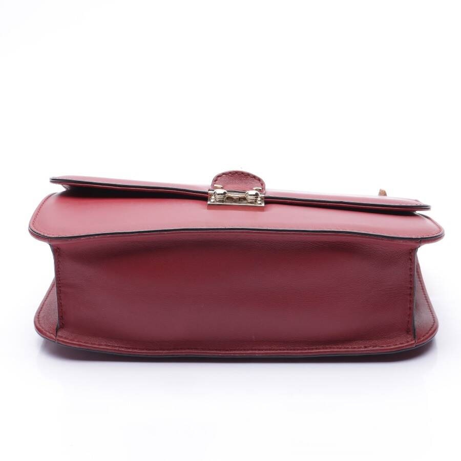 Image 4 of Glam Lock Shoulder Bag Bordeaux in color Red | Vite EnVogue