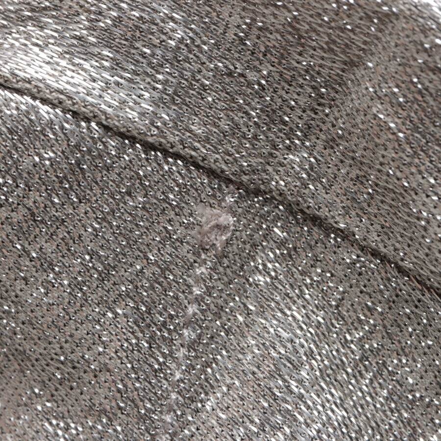 Image 3 of Skirt 38 Silver in color Metallic | Vite EnVogue