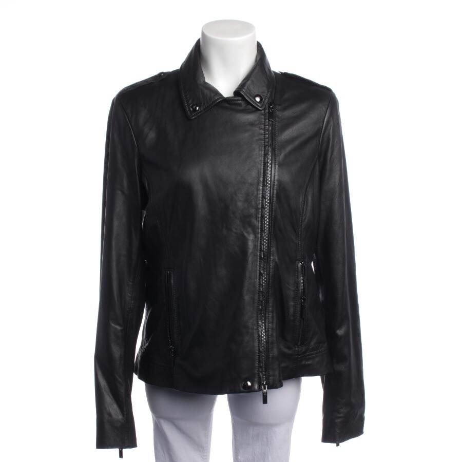 Image 1 of LeatherJacket 44 Black in color Black | Vite EnVogue