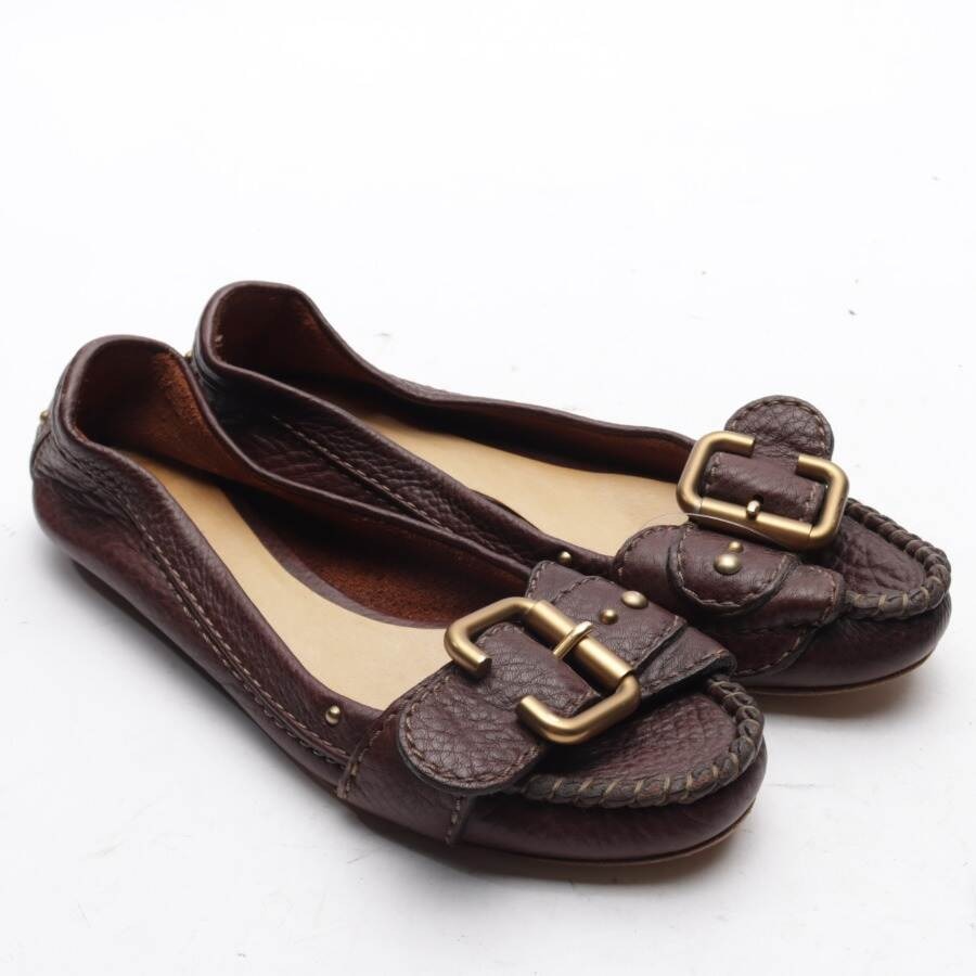 Image 1 of Ballet Flats EUR 36.5 Dark Brown in color Brown | Vite EnVogue